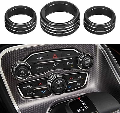 Thor-Ind Ac cover of the air conditioner volume adjustment button for Dodge RAM 1500 2500 3500 2013-2018 For Dodge Challenger Charger Durango Journey Chrysler 200 300 300s Jeep Cherokee Grand Cherokee (Black).. Experience hassle-free shopping with DIAYTAR NIGERIA's user-friendly platform and prompt delivery service.