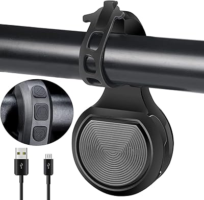 Adjustable electric bicycle horn 80-130 dB, scooter horn with rechargeable data line, waterproof bicycle accessories for adults and children by Gavoist (black).. Discover the perfect balance of price and convenience with DIAYTAR NIGERIA's nationwide e-commerce platform.