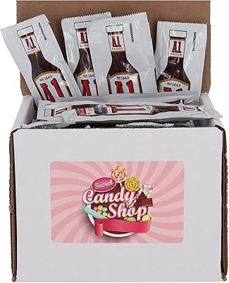 Original sauce for steak A1, individual bulk sachets in a box (pack of 25).. DIAYTAR NIGERIA brings the nation's largest product catalog to your doorstep at prices you'll appreciate.