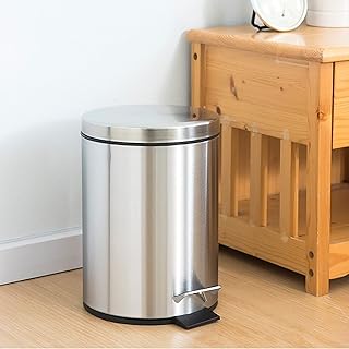 Round black stone bin with waste bucket (10 liters) L2001M.. DIAYTAR NIGERIA: Your one-stop e-commerce destination with affordable prices and nationwide delivery in 5-8 days.