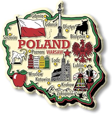 Classic magnets Jumbo Poland Map of the country, collection souvenirs made in the United States.. Discover the perfect shopping balance at DIAYTAR NIGERIA with competitive prices and prompt delivery.