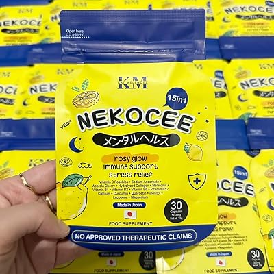 Nekocee 15-in-1 Rosy Glow, immune support and stress relief (30 capsules).. Every order, every item — DIAYTAR Nigeria delivers fast and reliably.