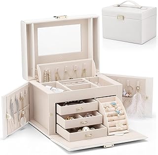 Flando leather Flando jewelry display with large size mirror.. DIAYTAR NIGERIA transforms online retail with unbeatable prices and consistent delivery timeframes.