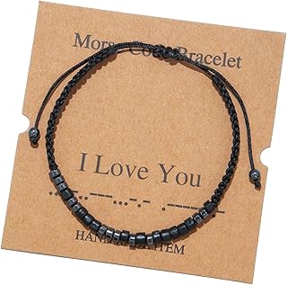 Morse code bracelets for women and men, gifts for her, mom, dad, daughter, sister, best friend, fun inspiring bracelets for women and girls, adjustable jewelry, silk bracelet, 8 inch.. Shop across categories with ease at DIAYTAR NIGERIA, delivering affordability within the week.