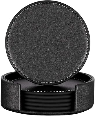 Leather Speeds, set of 6 polyurethane bases with support, protect furniture from water traces, scratches and damage (6 parts, black).. Embrace the convenience of DIAYTAR NIGERIA with thousands of products at your fingertips, delivered nationwide.