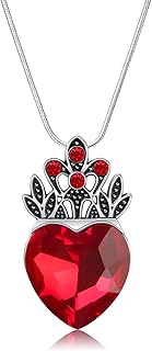 Frttvm Evie Coeur Coeur Rouge Princess Hazira Ceeur De Coeur Fan Jewelry for teenage girls Halloween celebration.. Enjoy the simplicity of shopping with DIAYTAR NIGERIA, offering vast choices delivered in just 5-8 days.