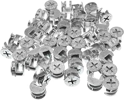SQXBK Furniture Cam connector 50pcs 15 mm in diameter x 11.5 Depth Locking connector with lock of cabinet for cabinet for cabinet and connecting plate cabinet.. DIAYTAR NIGERIA: Where every click leads to affordable purchases delivered promptly to your door.
