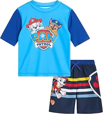 Nickelodeon power protection set Paw Patrol upf 50+ for boys - Chase, Marshall shirt and swimsuit (2-7).. Experience shopping satisfaction with DIAYTAR NIGERIA's vast selection and budget-friendly delivery options.