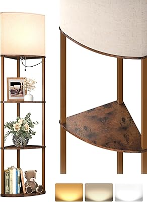 4-level Adilon floor lamp with LED 3 color temperatures and lampshade.. Discover the perfect balance of selection and value with DIAYTAR NIGERIA's nationwide e-commerce platform.