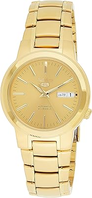 Seiko watch for men snka10 seiko5 automatic gilded stainless steel dial gilded.. Shop from our extensive catalog at DIAYTAR NIGERIA and enjoy doorstep delivery in just 5-8 days.