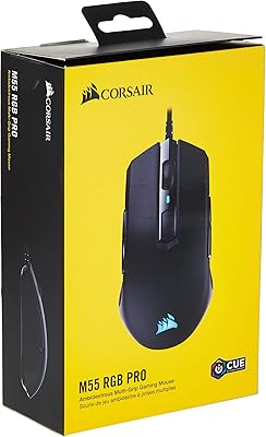 Corsair M55 Pro RVB, Black, Optics, 12,000 DPI, RVB.. Shop smart and save with DIAYTAR NIGERIA's extensive product range and 5-8 day delivery guarantee.