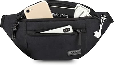 Maxtop Fanny Pack for Men and Women, Banana Bag With Helmet Power and 3 Zipped Pockets, adjustable straps, black (4 zipped pockets), L.. Find everything you need at prices you'll love with DIAYTAR NIGERIA's comprehensive e-commerce platform.
