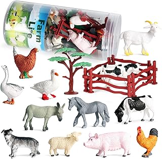 Farm animal figurines, realistic giant plastic farm figures, animal educational toys, party gifts, bathroom toys (poultry animals - 12 pieces).. DIAYTAR NIGERIA delivers happiness in 5-8 days with our affordable and diverse product range.