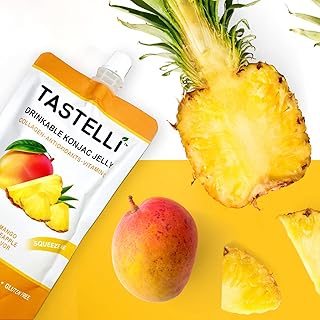 Konjac Tastelli Mangue pineapple (150 ml x 10 sachets) jelly).. DIAYTAR NIGERIA puts thousands of products at your fingertips with affordable prices and delivery within a week.