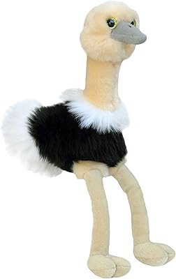 Little ostrich doll Aurora Ozzie from Flopsy, Multicolor, 8 inches, AU31191.. Get unbeatable value on every order with DIAYTAR Nigeria.