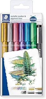 STAEDTLER 8323-SWP6P Multicolore (6) sequined markers (package of 6).. DIAYTAR Nigeria brings you closer to everything you need — fast delivery, low costs, and variety.