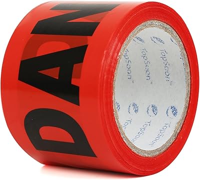 Red danger warning ribbon Topson Top Warning Ritting Red Safety 3 "X 300 'Non -adhesive roller.. Thousands of items, all priced just right — shop DIAYTAR Nigeria today.