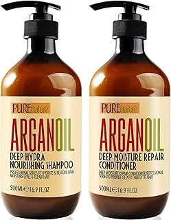 Shampoo and conditioner gift box with organic Moroccan argan oil without.. DIAYTAR NIGERIA delivers more than expected with our extensive catalog and 5-8 day delivery service.