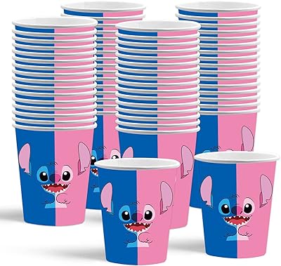 Nuanton 30 pieces of birthday party supplies to reveal the genre, 9 Oz disposable paper cups for party supplies, decorations and revelation dishes of the genre.. DIAYTAR NIGERIA: Where shopping meets satisfaction with affordable prices and delivery within 8 days.