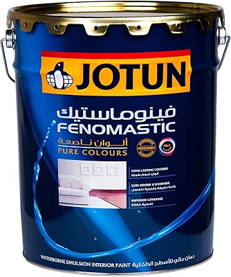Interior paint Mate Tqm Fenomastic Pure Colors by Jotun (Ivory, 18 L).. DIAYTAR NIGERIA delivers on convenience and affordability with our reliable nationwide shipping.