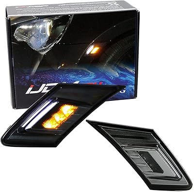 IJDMTOY JDM JDM BIRTH BIRTS WITH LED BICOLORES White/Amber Compatible with Scion FR-S 2013-16, SUBARU BRZ 2013-21, TOYOTA 86 2017-21 (Stop: White LED, Clotlines: LED Orange).. A world of products at your fingertips — thanks to DIAYTAR Nigeria.