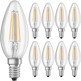 Osram E14 LED bulb E14 Warm White Filament 2700K 4W Classic B 40 Light lights Variable Intensity Pack of 10.. DIAYTAR NIGERIA makes luxury accessible with our affordable prices and dependable delivery service.