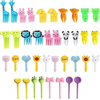 38pccs forks for children Fruits, cakes, desert forks for children's cute animal design, bento forks for the desert, lunch, party supplies.. Shop confidently with DIAYTAR NIGERIA, offering affordable prices and reliable delivery within a week.