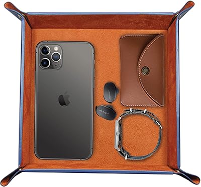 Leather tray organizer for men and women -.. Everything you need is just a click away with DIAYTAR Nigeria — shop now and receive your order in days.