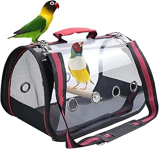 Travel bag for pets with transportation support for parrots, transparent and breathable travel bag, light carrier for birds and small animals, travel cage for birds.. Fast. Reliable. Affordable. DIAYTAR Nigeria is all that and more.