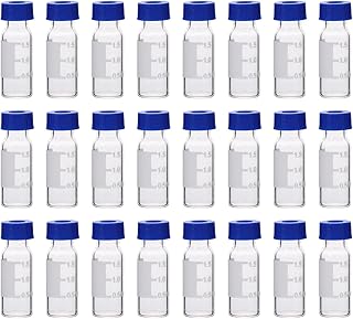 Hemobllo 100 Pieces Sample Valon in transparent glass sampling bottle 1.5/2 ml sample glass glass bottle with screw caps for essential oil mixtures perfumes chemical laboratory products.. Discover shopping simplified with DIAYTAR NIGERIA's comprehensive platform and reliable 5-8 day shipping.