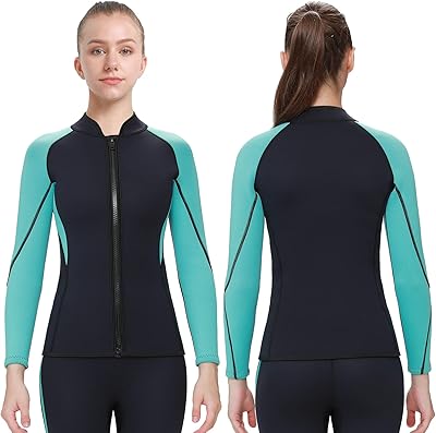 Realon neoprene combination with long sleeves 3 mm for men with zipper on the front 2 mm for surfing, diving, swimming, kayak.. DIAYTAR NIGERIA: Connecting Nigerians with affordable products through our expansive e-commerce platform.