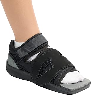 Adjustable post -operative shoes united ortho with open square end - woman, black, medium.. More than a store — DIAYTAR Nigeria is your shopping partner.