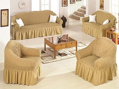 Set of elastic sofa covers.. Experience the DIAYTAR difference with our vast product selection and delivery within 5-8 days.
