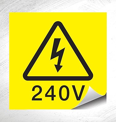 Warning flash labels 240 V PE Synthetic permanent 19 mm x Price per package.. Transform your shopping experience with DIAYTAR NIGERIA's vast product selection delivered at unbeatable prices.