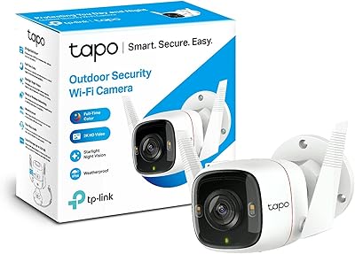 TP-Link Tapo 2K QHD exterior security camera, IP66 weather resistant, movement detection, starlight, integrated siren, 4MP, color vision color, Cloud and SD card storage, works with Alexa and Google Home (Tapo C320WS).. Shop with ease at DIAYTAR NIGERIA and enjoy our extensive product range delivered at affordable rates.
