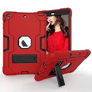 Mini case for iPad mini 2, iPad mini 3, iPad mini retina, robust, shock resistant, three layers, protective case for iPad mini, iPad mini 2, iPad mini 3 with crutch - red/black.. DIAYTAR NIGERIA brings affordable shopping to your fingertips with reliable delivery in less than 8 days.