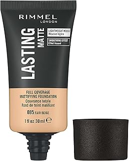 Mat Lasting finish rimmel London foundation, 085 light beige, 30 ml - The packaging may vary.. DIAYTAR NIGERIA makes online shopping accessible to all with budget-friendly prices and reliable delivery.
