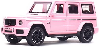 Mercedes G63 pressure -molded car model with sound and light, AMG toys molded under pressure for children and adults, pink color.. Shop for everything you need at DIAYTAR NIGERIA, with budget-friendly prices and quick delivery.