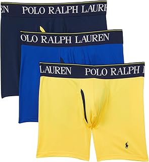 Boxer Polo Ralph Lauren in refreshing microfiber 4D Flex for men (lot of 3).. DIAYTAR NIGERIA: Your trusted e-commerce partner with extensive product choices and affordable delivery.