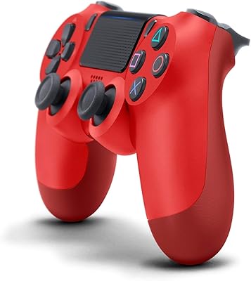 AMJ wireless bluetooth game controller for Sony PS4 (Red).. One platform, endless products — welcome to DIAYTAR Nigeria.