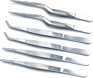 Dohyog 6 pieces of stainless steel cooking pliers with fine signs served for kitchen and medical beauty tools, 6.3 inch.. Shop smarter with Nigeria's premier e-commerce platform, featuring affordable products delivered nationwide.
