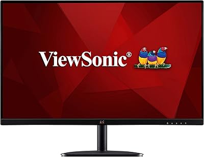 Monitor without frame Viewsonic VA2732-H 27 inch FHD IPS, VGA, HDMI, eye care for work and studies at home.. DIAYTAR NIGERIA makes online shopping accessible to all with budget-friendly prices and reliable delivery.