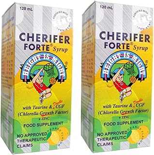Schiriver Strong Double Syrup growth factor of Chlorelle + Zinc - 120 ml (pack of 2 bottles).. Shop from Nigeria's largest product selection at DIAYTAR, with budget-friendly prices and swift delivery.