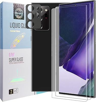 Screen protector for Samsung Note 20 Ultra [UV] [2 parts] + Samsung Galaxy Note 20 Ultra 3 in 1 camera lens protector from Easy Lives.. Shop from anywhere in Nigeria with DIAYTAR's extensive selection and budget-friendly shipping options.