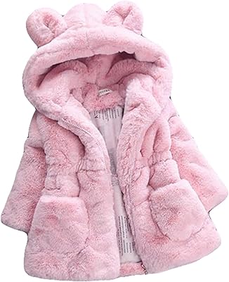 Faux fur hooded coat for baby girls, hot winter jackets for children from 1 to 4 years old.. Discover a world of affordable shopping with DIAYTAR NIGERIA's vast marketplace delivered to you in days.