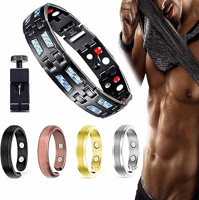 5 pieces Magnetic titanium/Magnetic Magnetic Night therapy Ring for Men, Magnetic Therapy Body Lifting Bracelet, Magnetic Titanium Magnetic Therapy Ring with Adjustor.. Nigeria's fastest-growing e-commerce site offers unbeatable prices and delivery within 8 days.