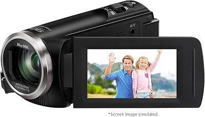 Panasonic Full HD camcorder, 1080p resolution, 50x optical zoom, 2.7 -inch, black screen - HC -V180.. DIAYTAR NIGERIA transforms online retail with unbeatable prices and consistent delivery timeframes.
