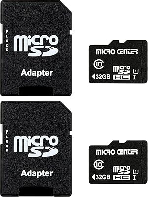 Flash memory card Micro SDHC 32 GB Class 10 with adapter (2 2).. DIAYTAR NIGERIA brings affordable shopping to your fingertips with reliable delivery in less than 8 days.