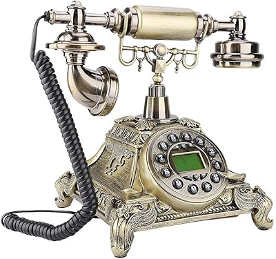 Vintage MS-5501A telephone, classic European fled criminal telephone with decorative dial with identification of the caller for the home and the office.. Say hello to Nigeria’s fastest-growing e-commerce site — DIAYTAR Nigeria.