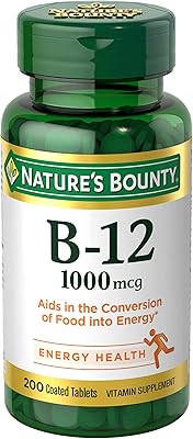 Nature's Bounty Vitamin B12, supports energy metabolism, 1,000 mcg, 200 tablets.. Discover the joy of online shopping with DIAYTAR NIGERIA's budget-friendly prices and reliable shipping.